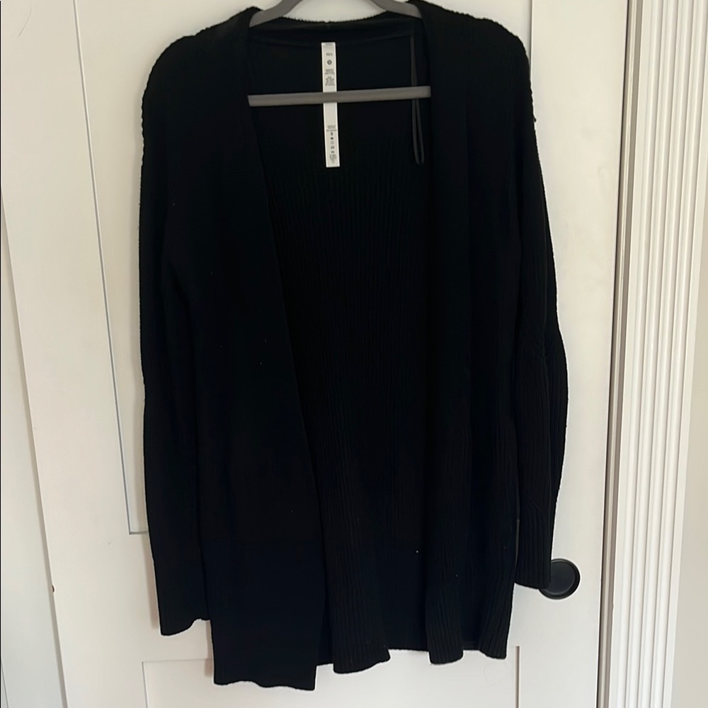 Lululemon Athletica Black Cardigan Sweater